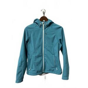 Kirkland Women's Hooded Jacket in Teal Blue, Medium